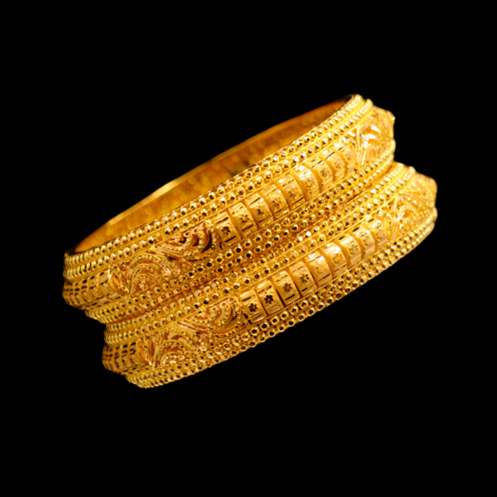 21K Gold Bangle Bracelet – SB27830 image 2 of 2