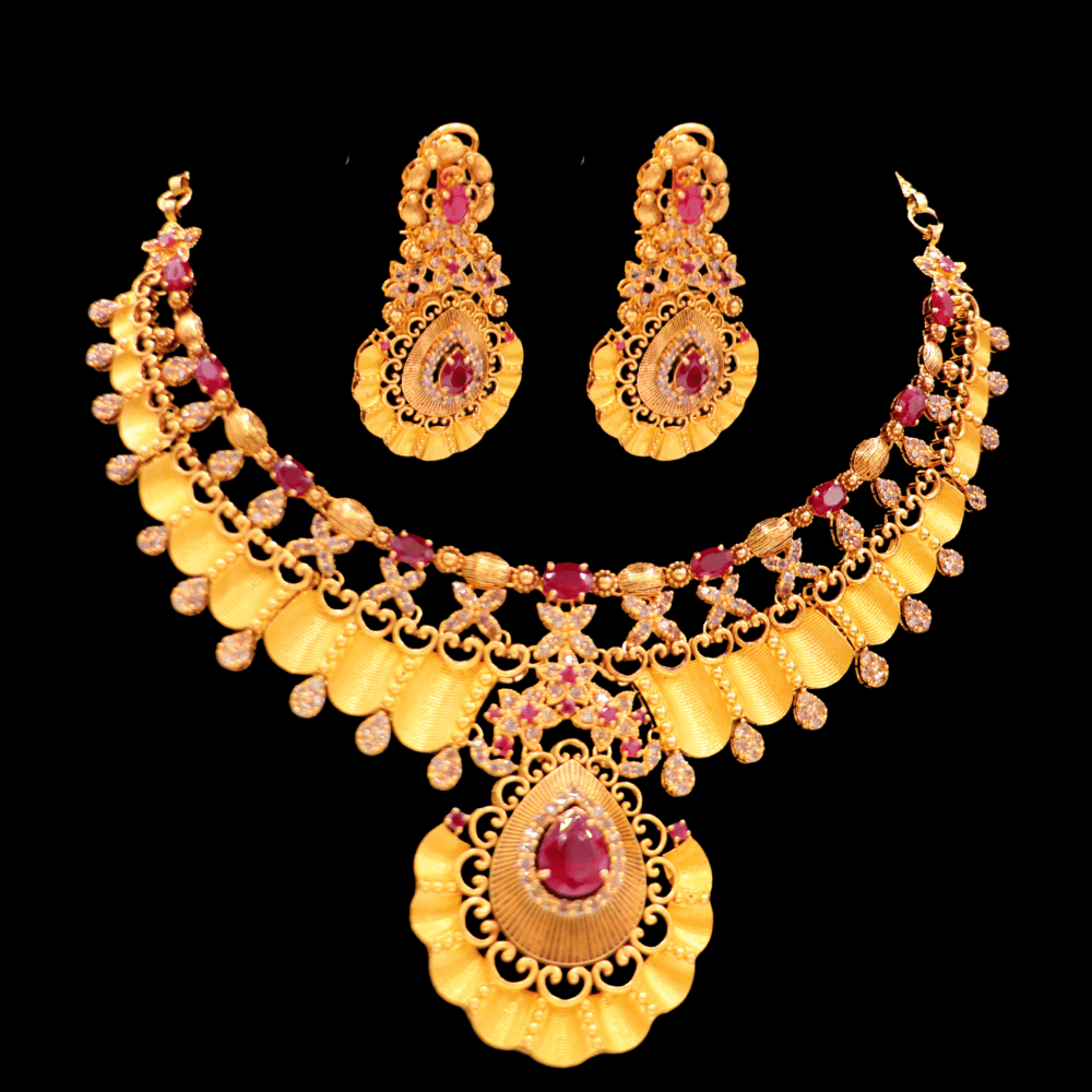 22K Gold Necklace Set
