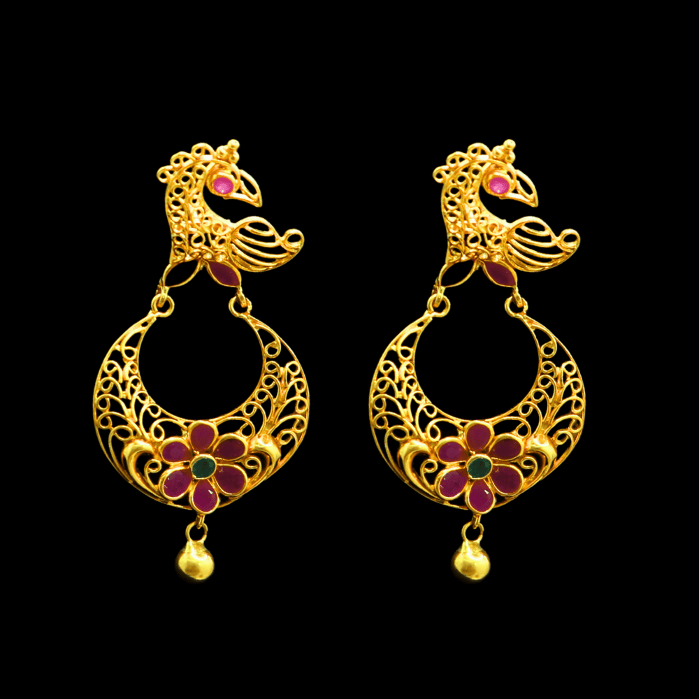 22K Gold Earrings – SD32247