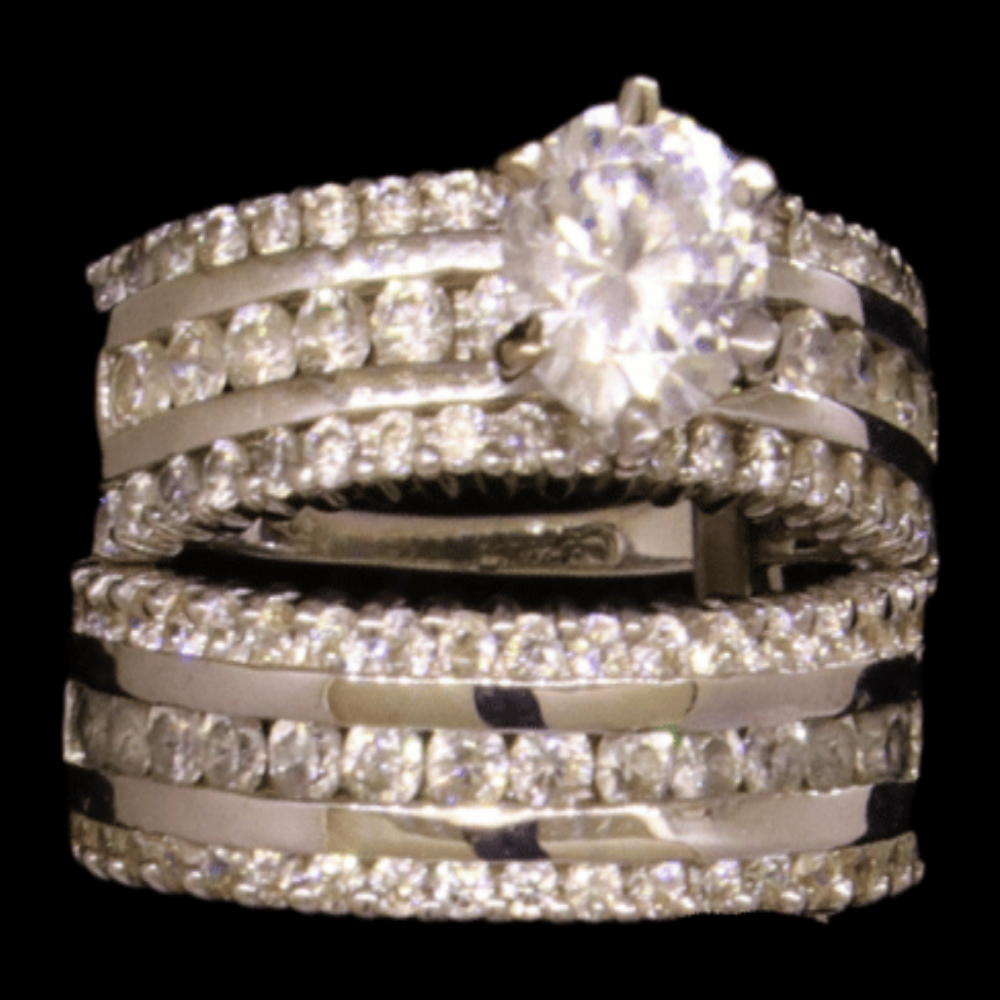 White Gold Bridal Set – Size 11 – SW28210