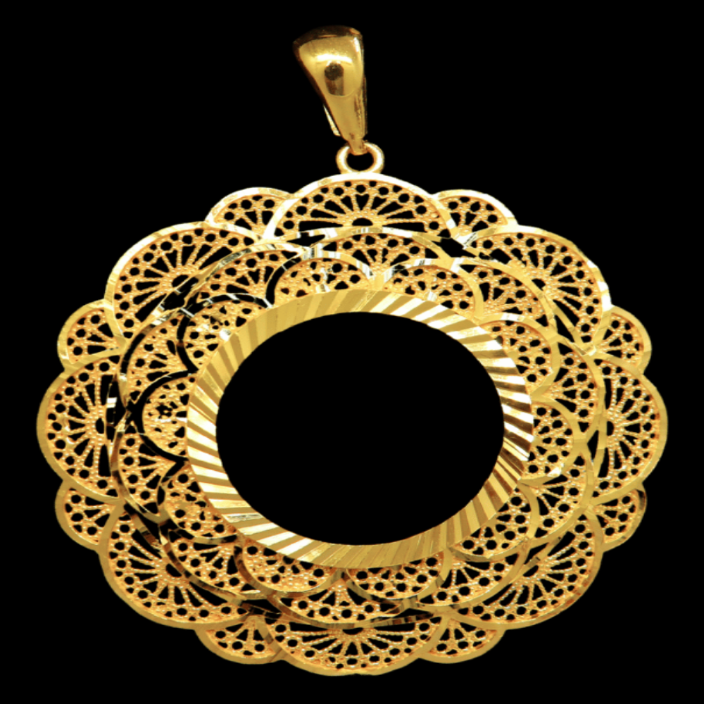 21K Gold Coin Frame – SW32757