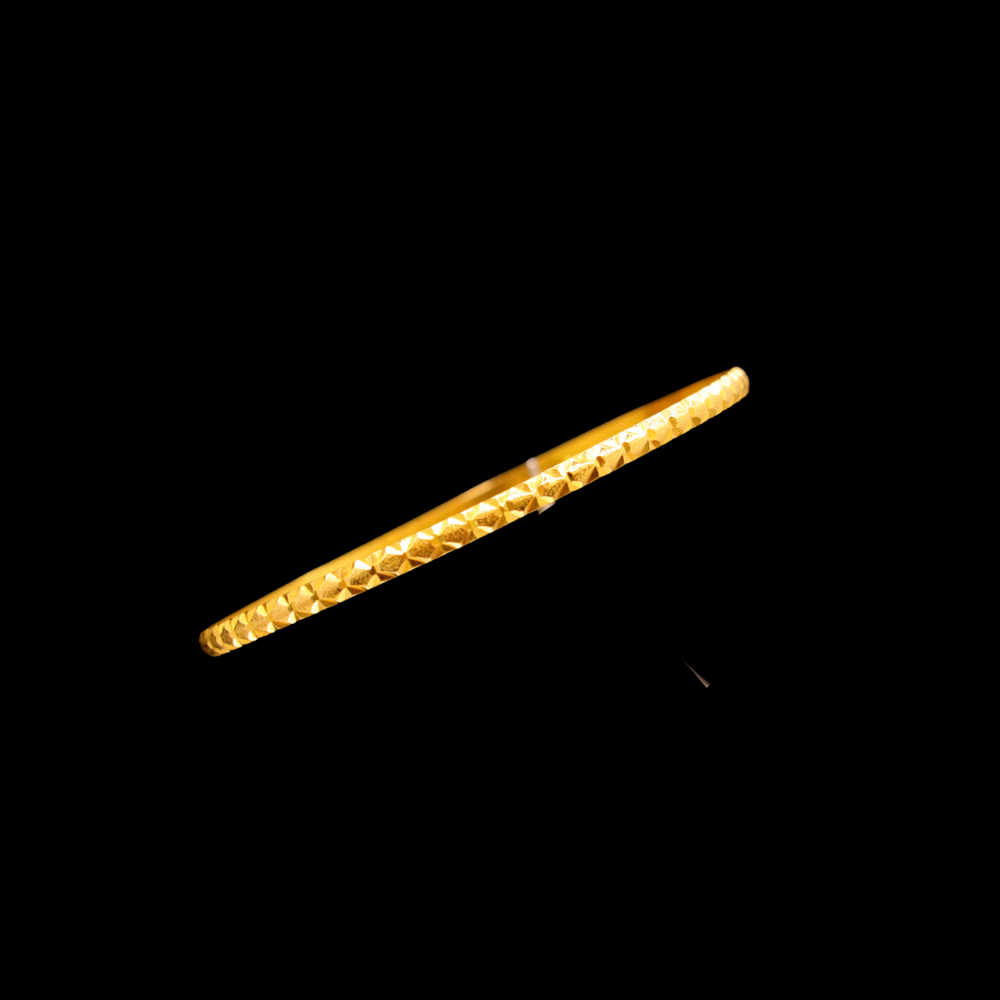 21K Gold Bangle, L (21) – SB28135