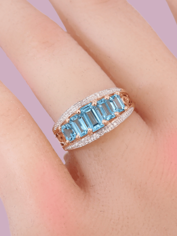14K White Gold Diamond Bridal Set - SW22594, 5