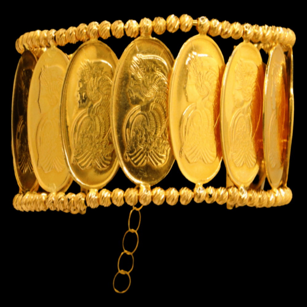 21K Gold Bangle Bracelet – SD23231