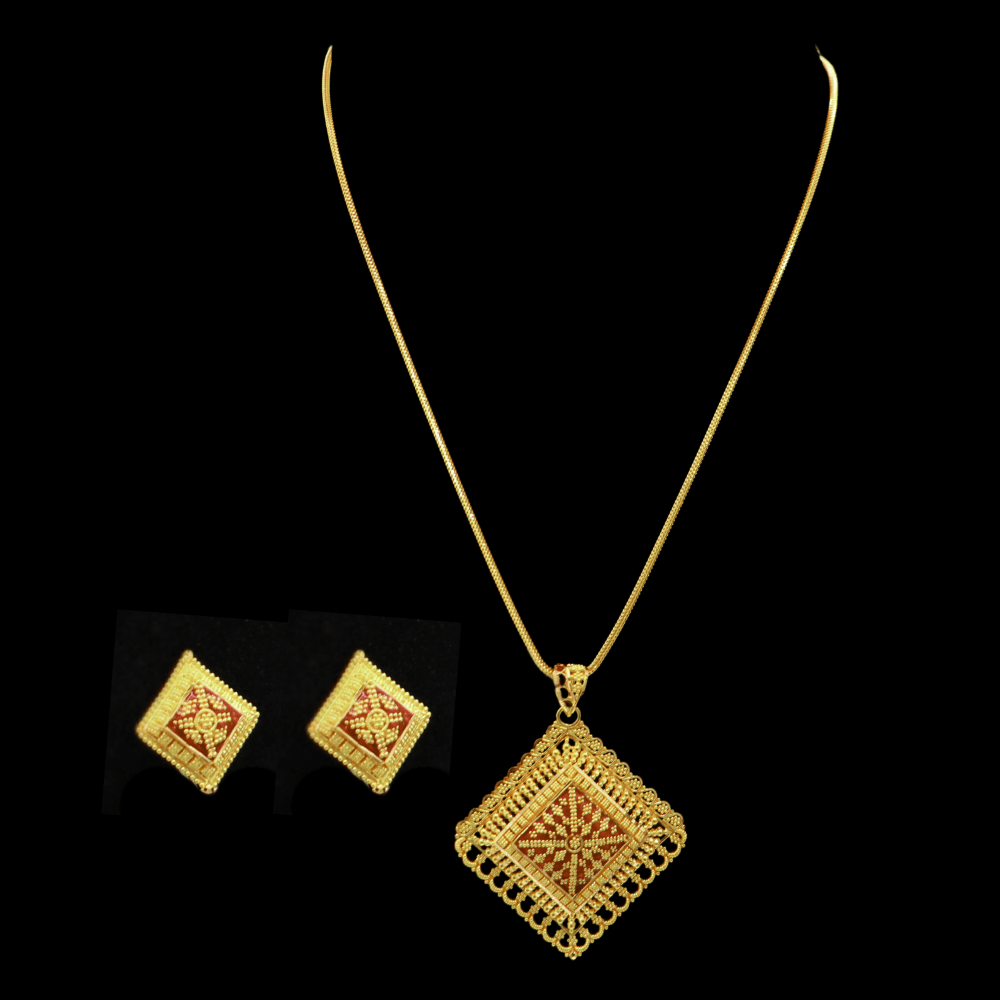 22K Gold Necklace Set