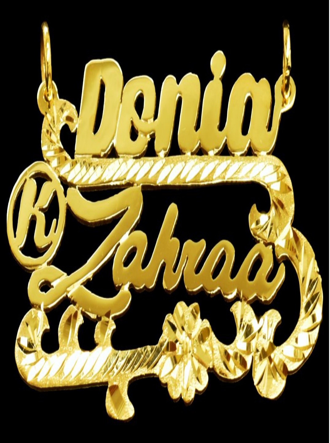21K Personalized Nameplate Necklace – 2054