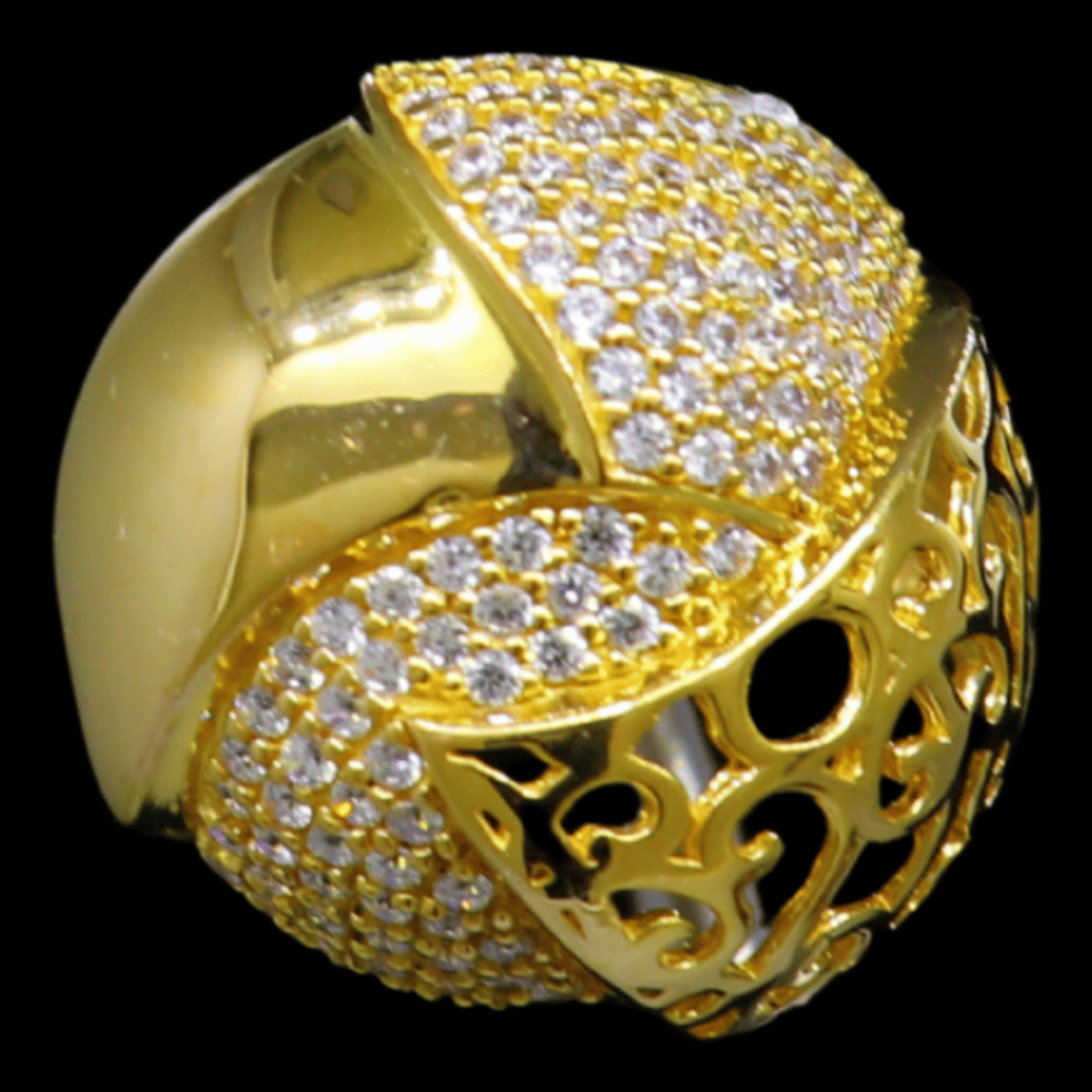 21K Yellow Gold Ring – Size 6 – SW30834