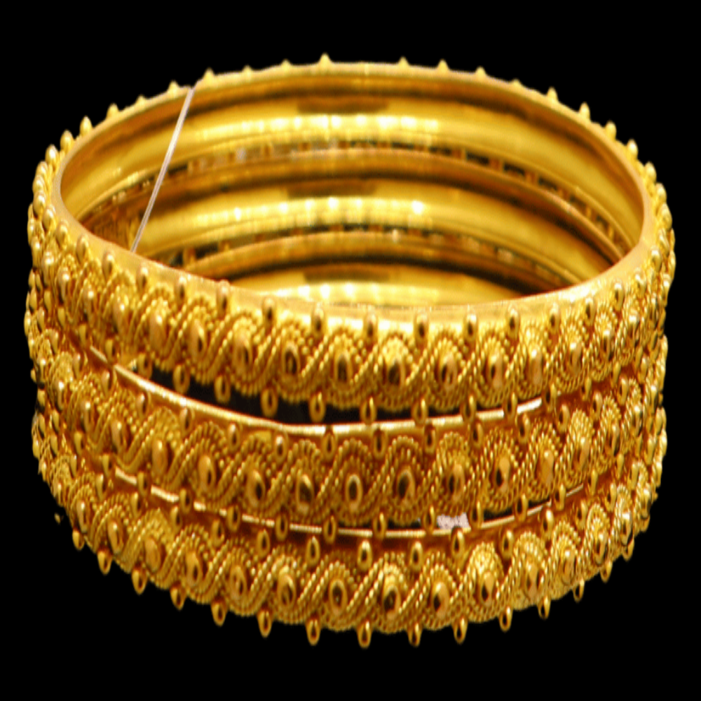 21K Gold Bangle Set, XL (22) – SW31423