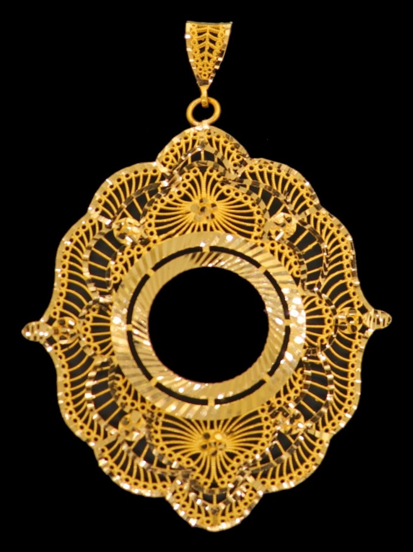 21K Gold Coin Frame – 20067