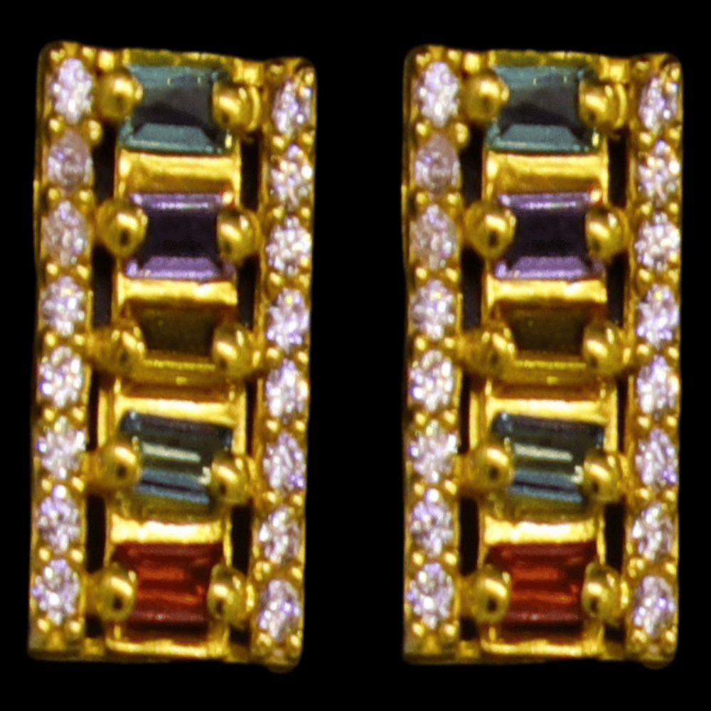 21K Gold Drop Earrings - SW29225