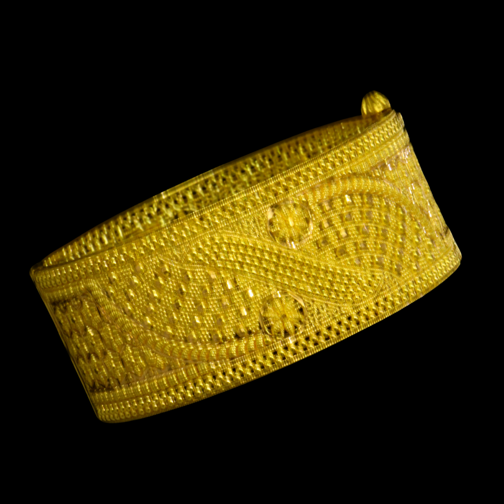 22K Gold Bangle Bracelet – SW24248 image 2 of 2