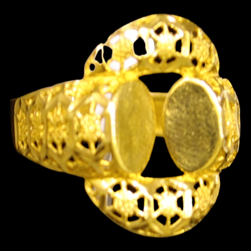 21K Yellow Gold Ring – Size 4 1/2 – SW30187