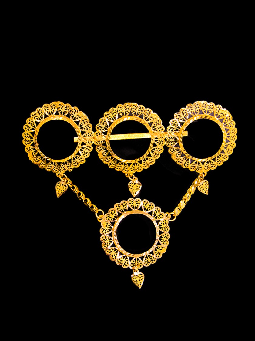 21K Gold Coins Pin