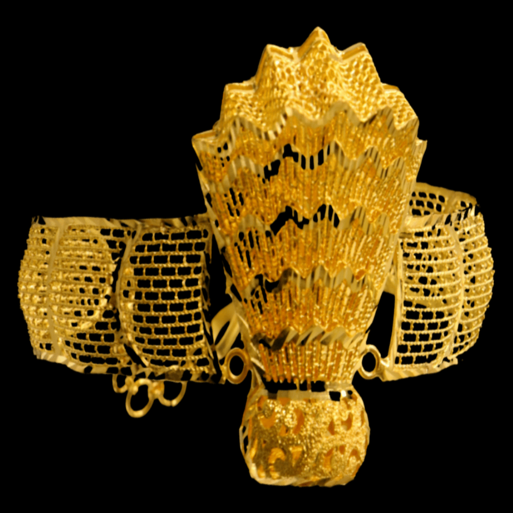 21K Gold Bangle Bracelet – SB25075