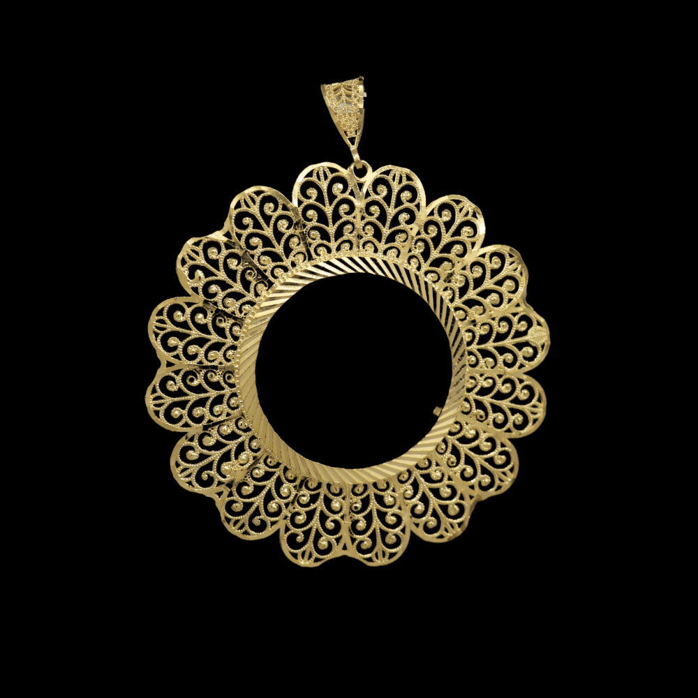 21K Gold Mokhamas Frame