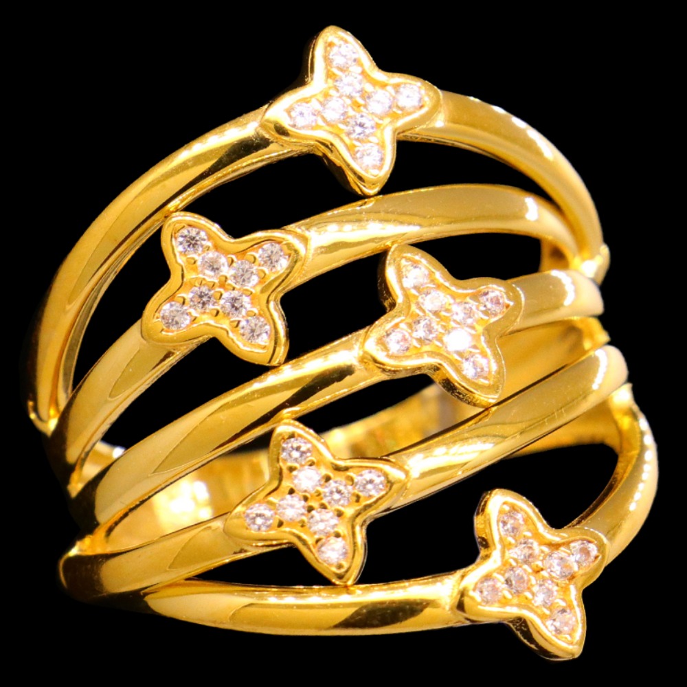 21K Star Cluster Stone – Size 9 – SW21070
