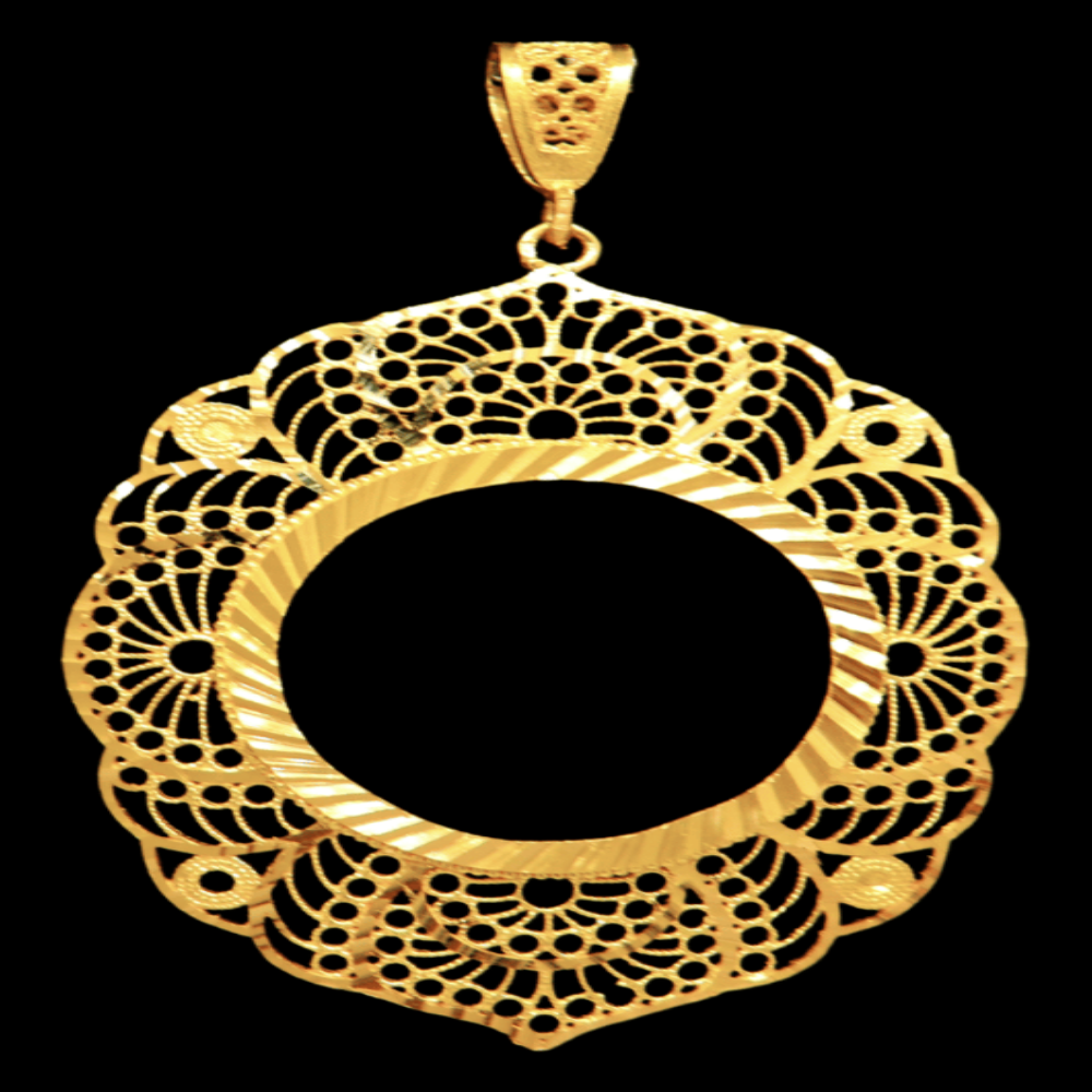 21K Gold Coin Frame