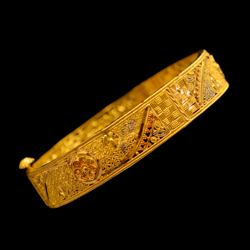 22K Gold Bangle Bracelet – SB25666 image 2 of 2