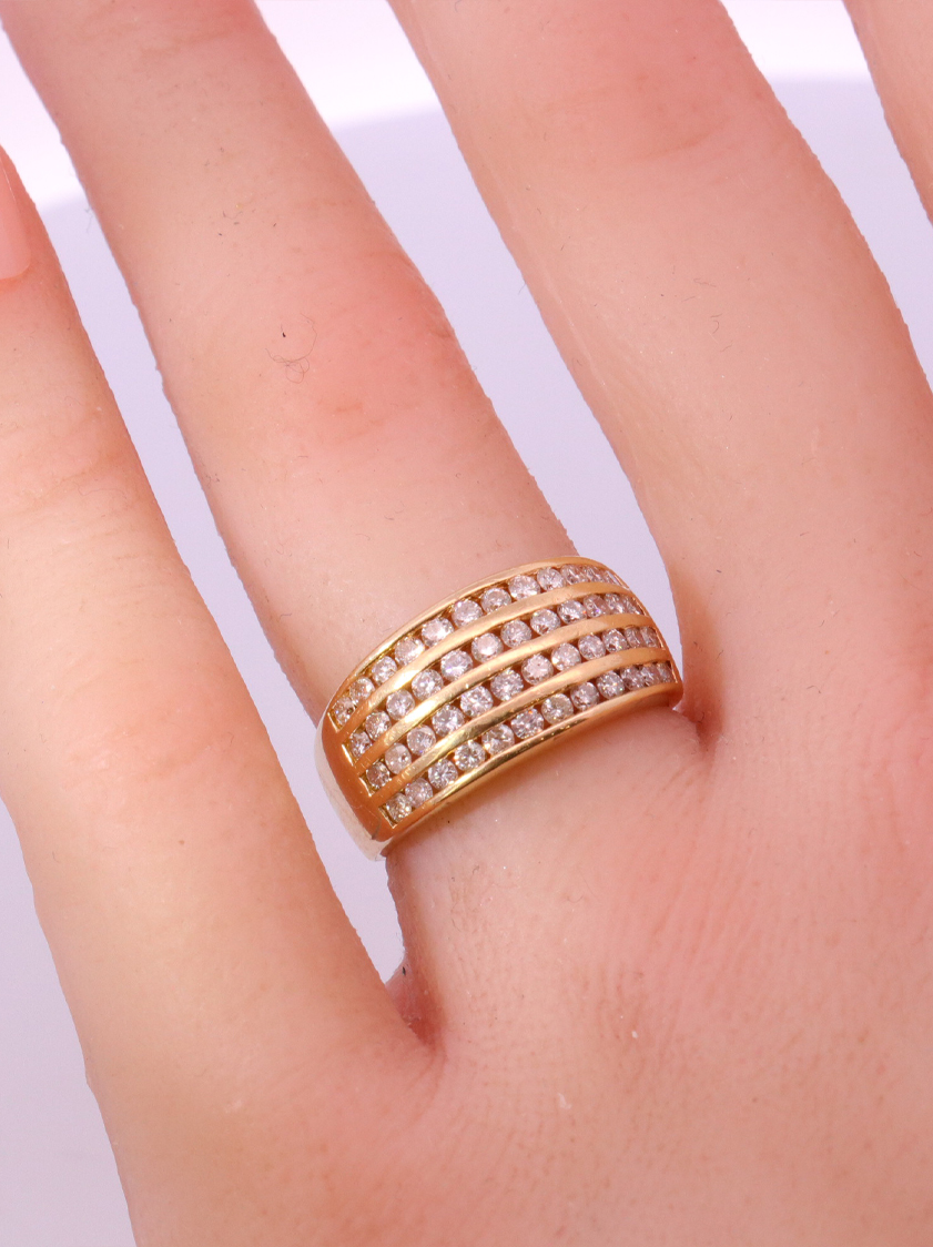 14K Yellow Gold Diamond Ring – SW14360