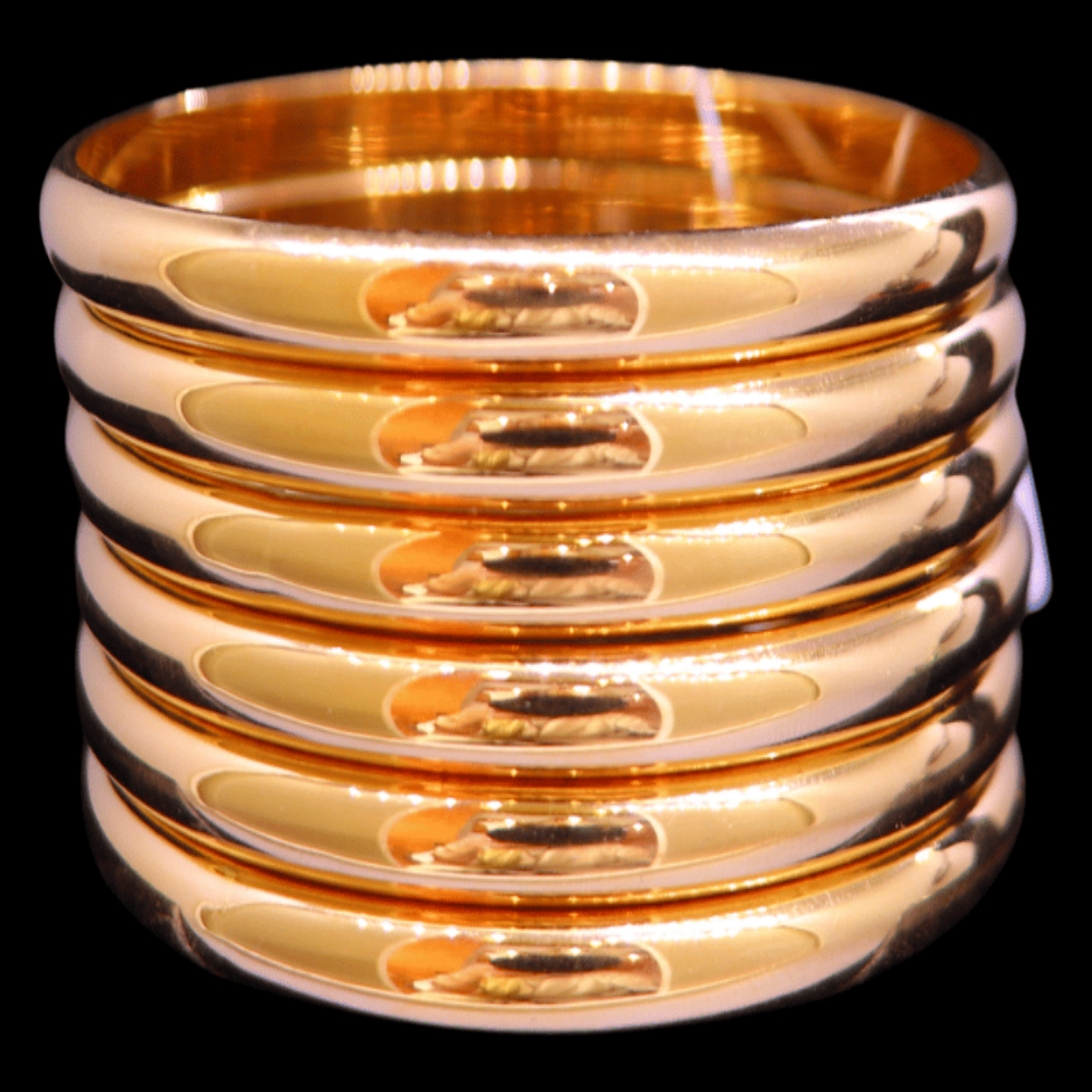 21K Gold Bangle Set, M (20) – SW33020