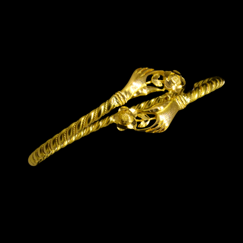 21K Gold Bangle Bracelet – SW24269 image 2 of 2