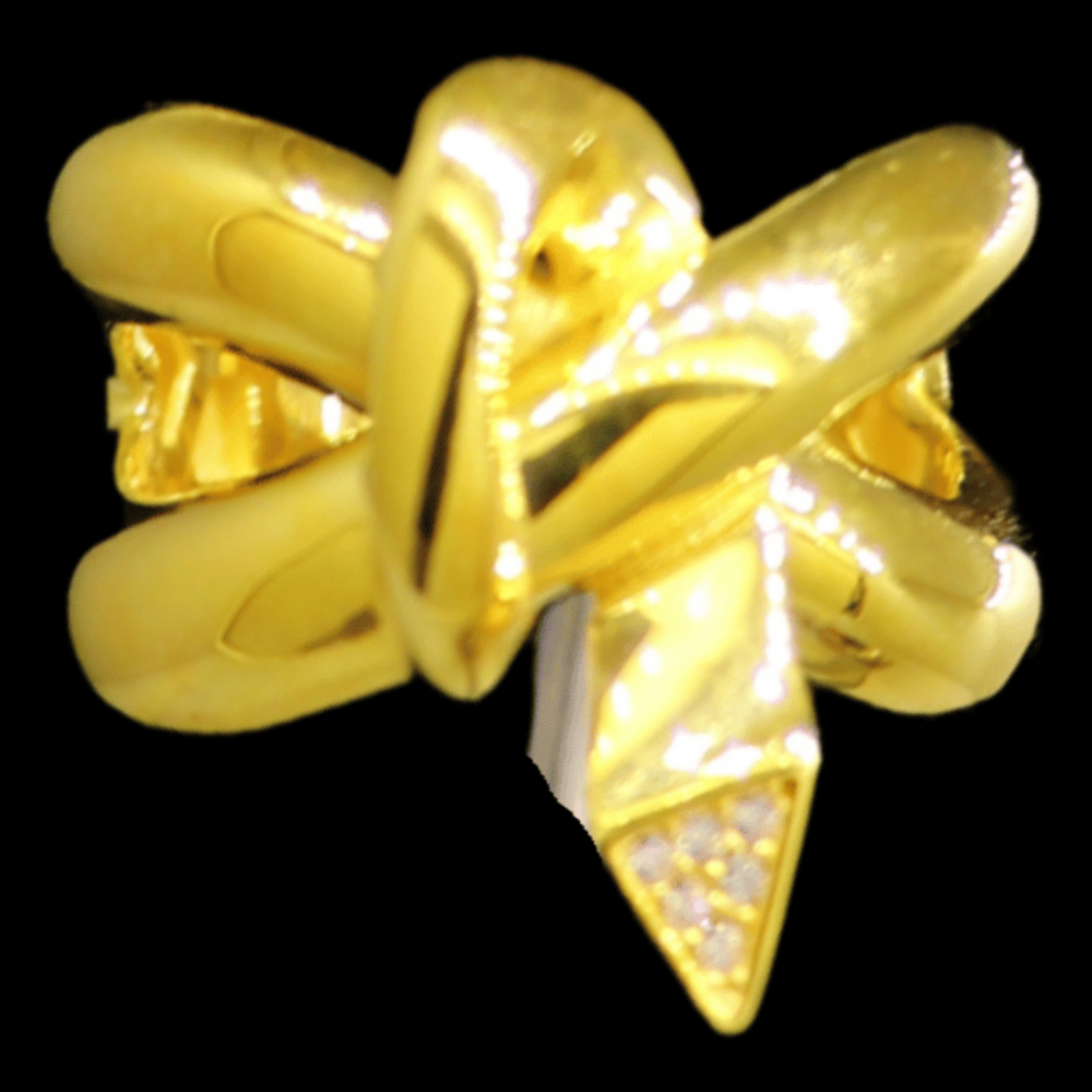 21K Yellow Gold Ring – Size 11 1/2 – SW30991