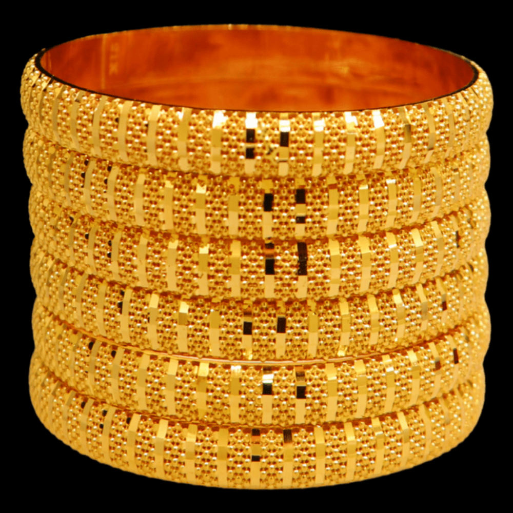21K Gold Bangle Set, XS (18) – SW31791