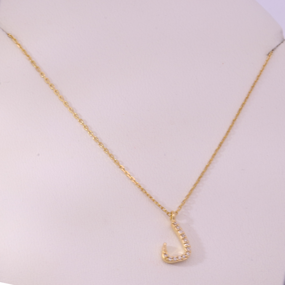 14K Yellow Gold Diamond Necklace – SW24474
