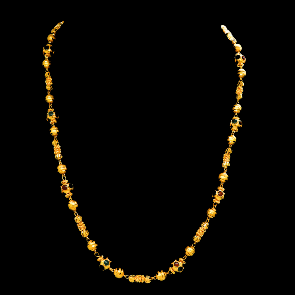 21K Short Gold Necklace - – SW33814
