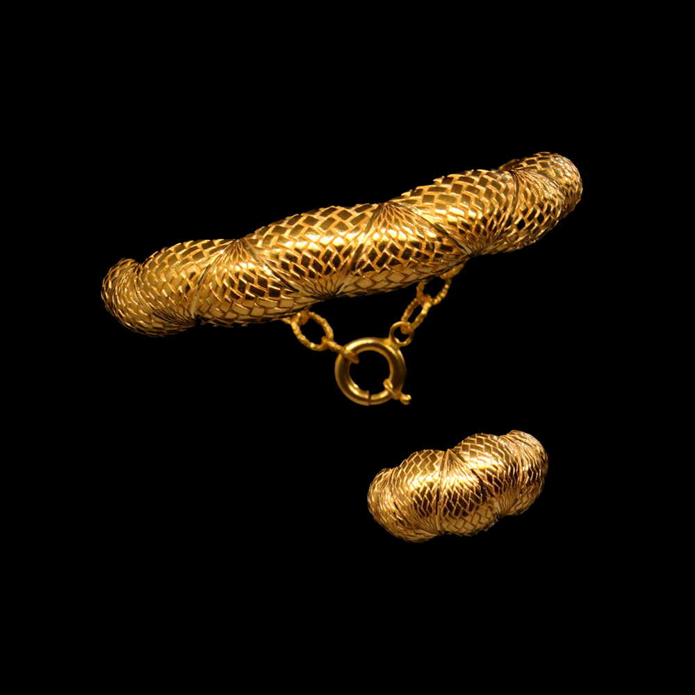 21K Gold Bangle & Ring – SW15606 image 2 of 2