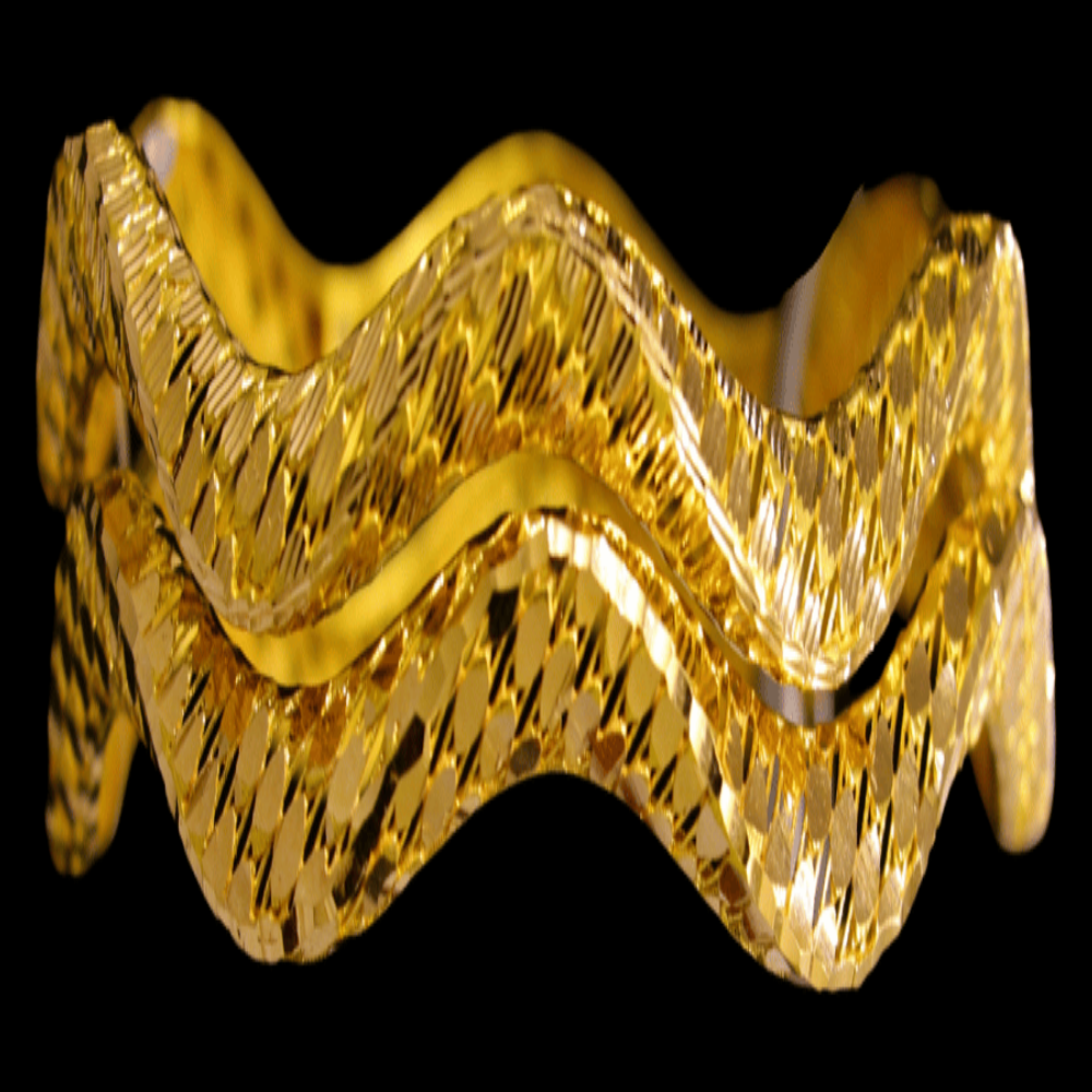 21K Gold Bangle Set, L (21) – SW30342