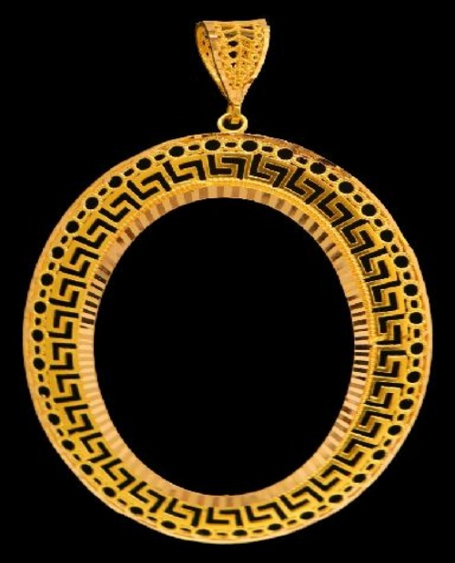 21K Gold Ounces Frame