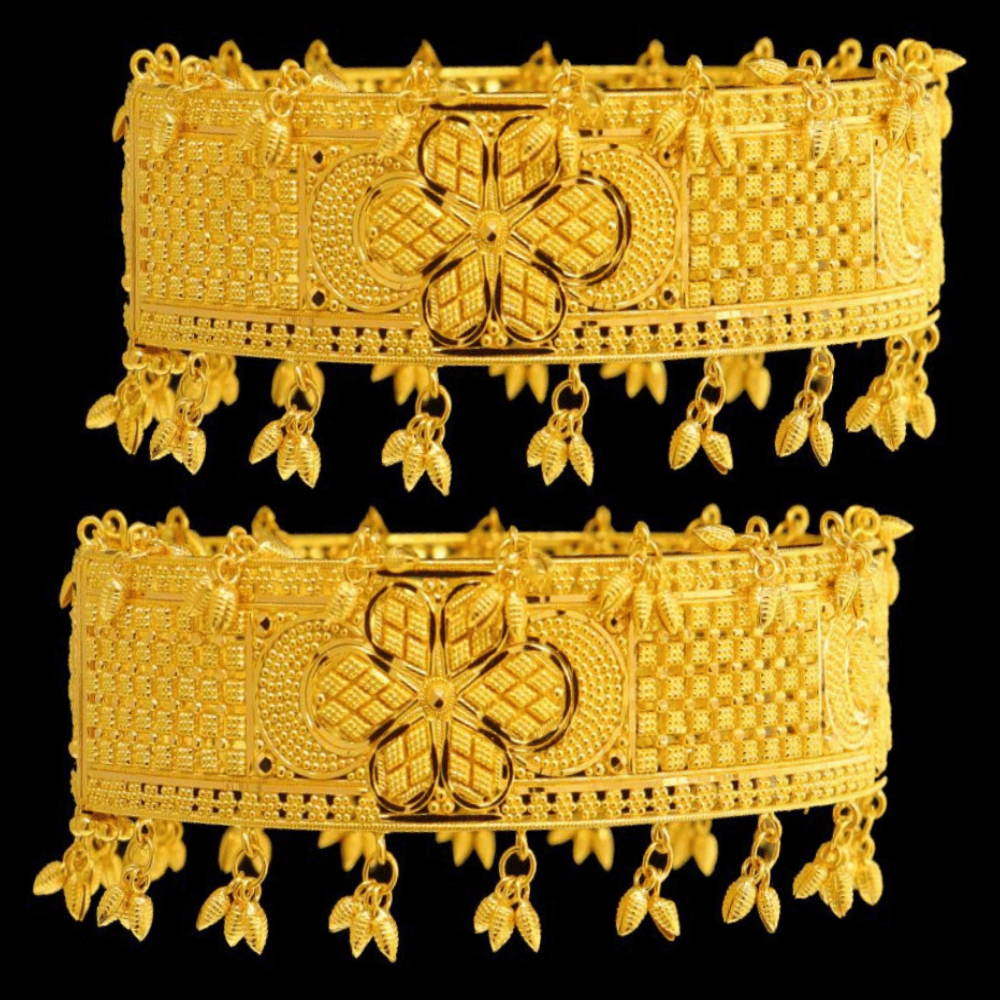 22K Gold Bangle Bracelets