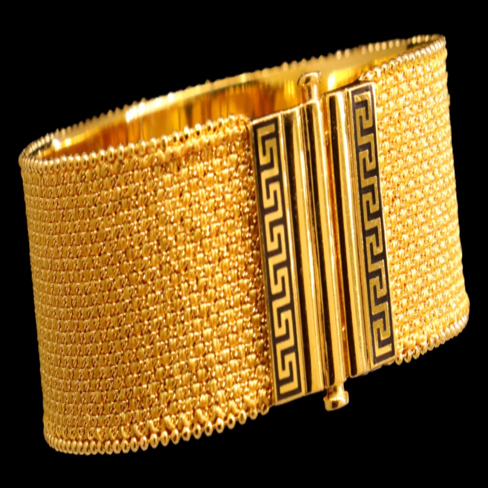 21K Gold Bangle Bracelet – SW22432 image 2 of 2