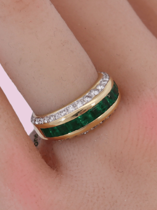 14K Yellow Gold Diamond Ring - SW30655, 5