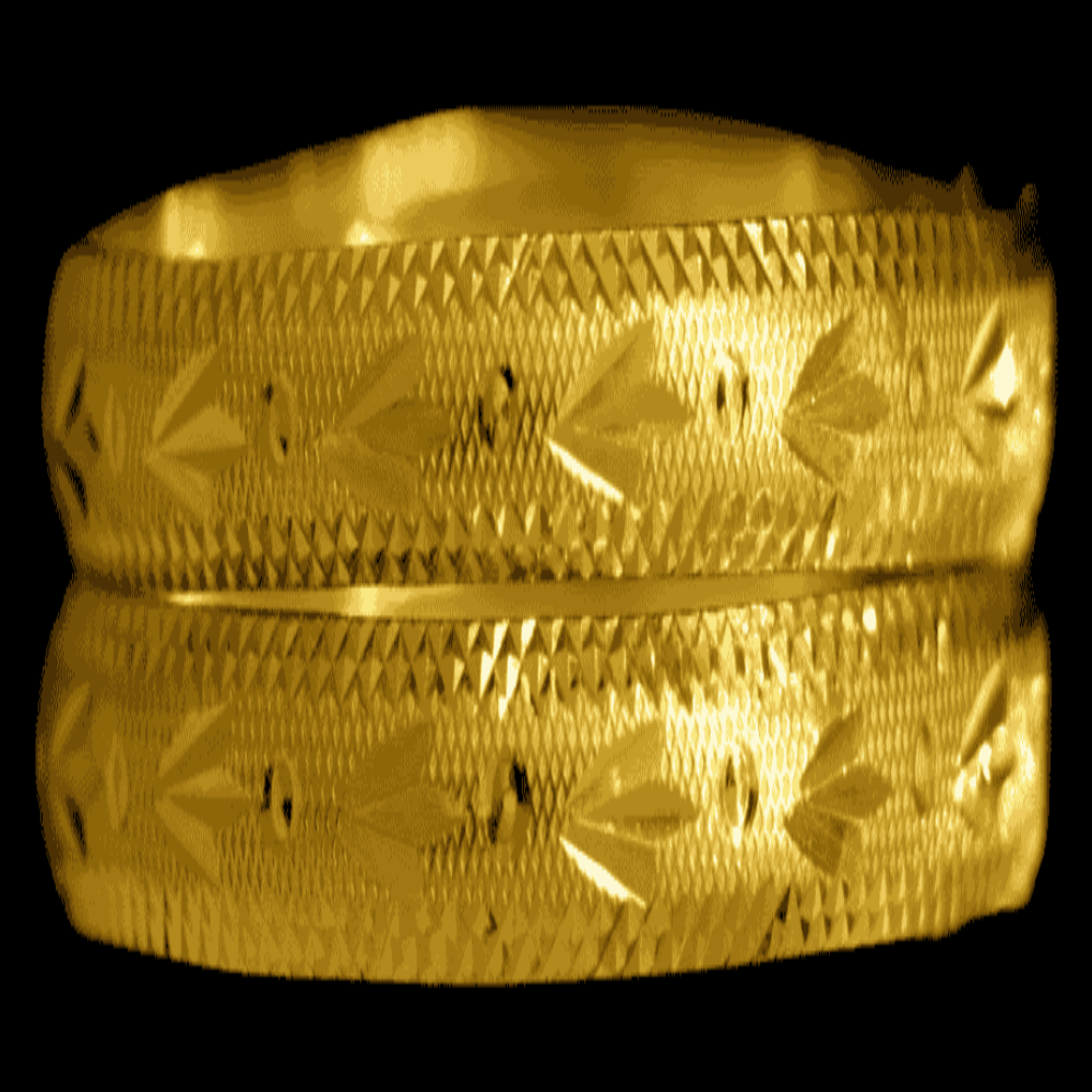 21K Gold Bangle Set, M (20) – SW25352