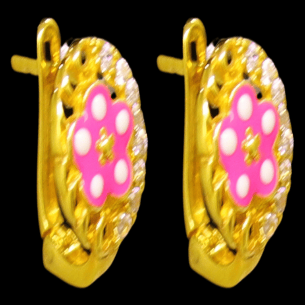 18K Gold Hoop Earrings - SW29224