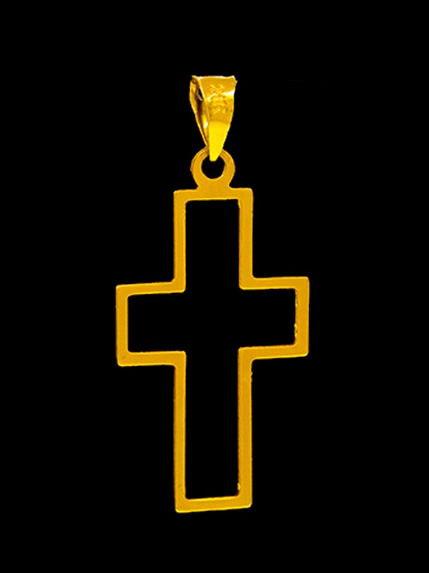 21K Gold Christian Pendant - SW11917