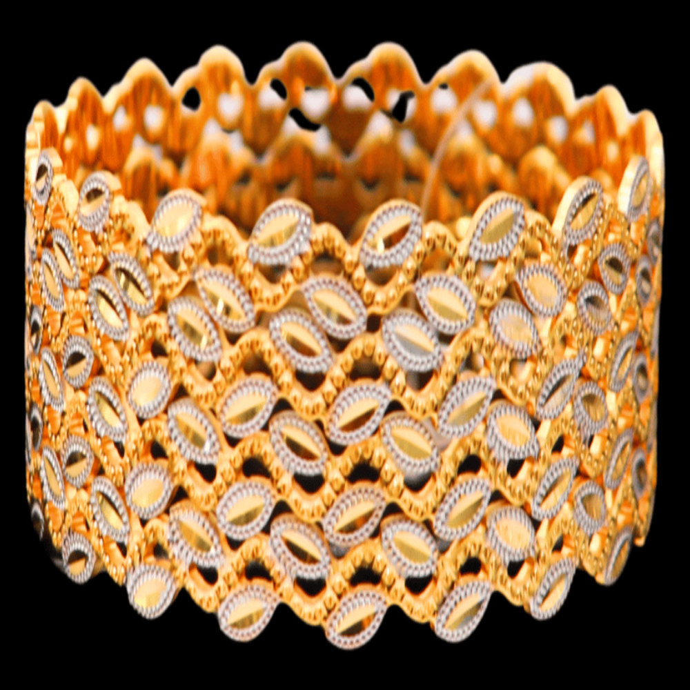 22K Gold Bangle Set, XS (18) – SD32873