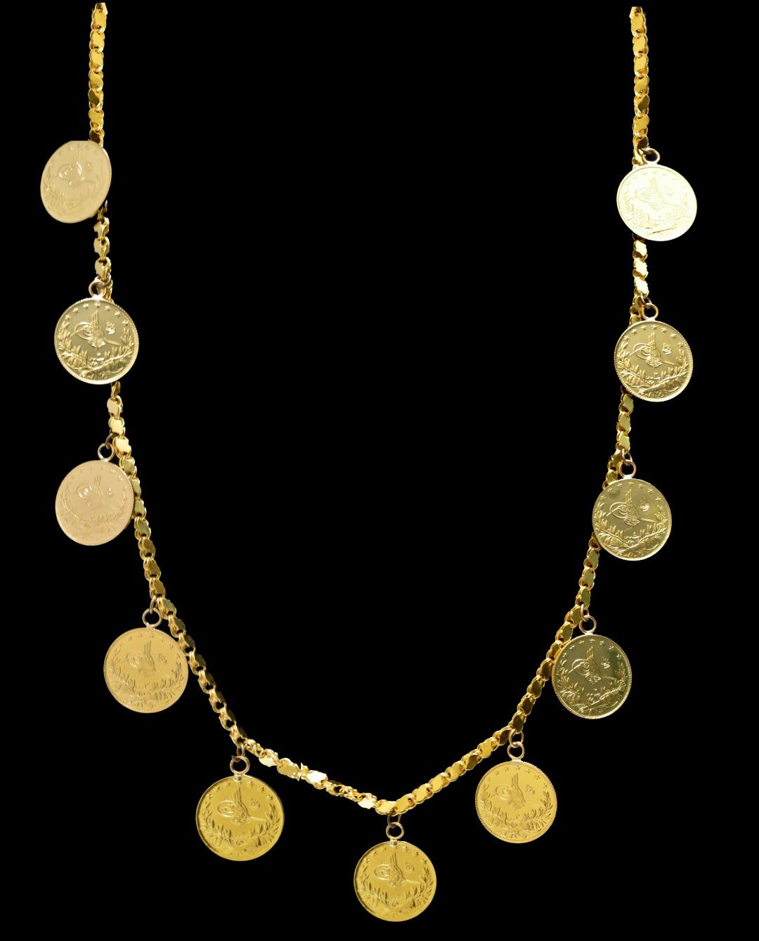 21K Gold Coin Necklace – SW11192