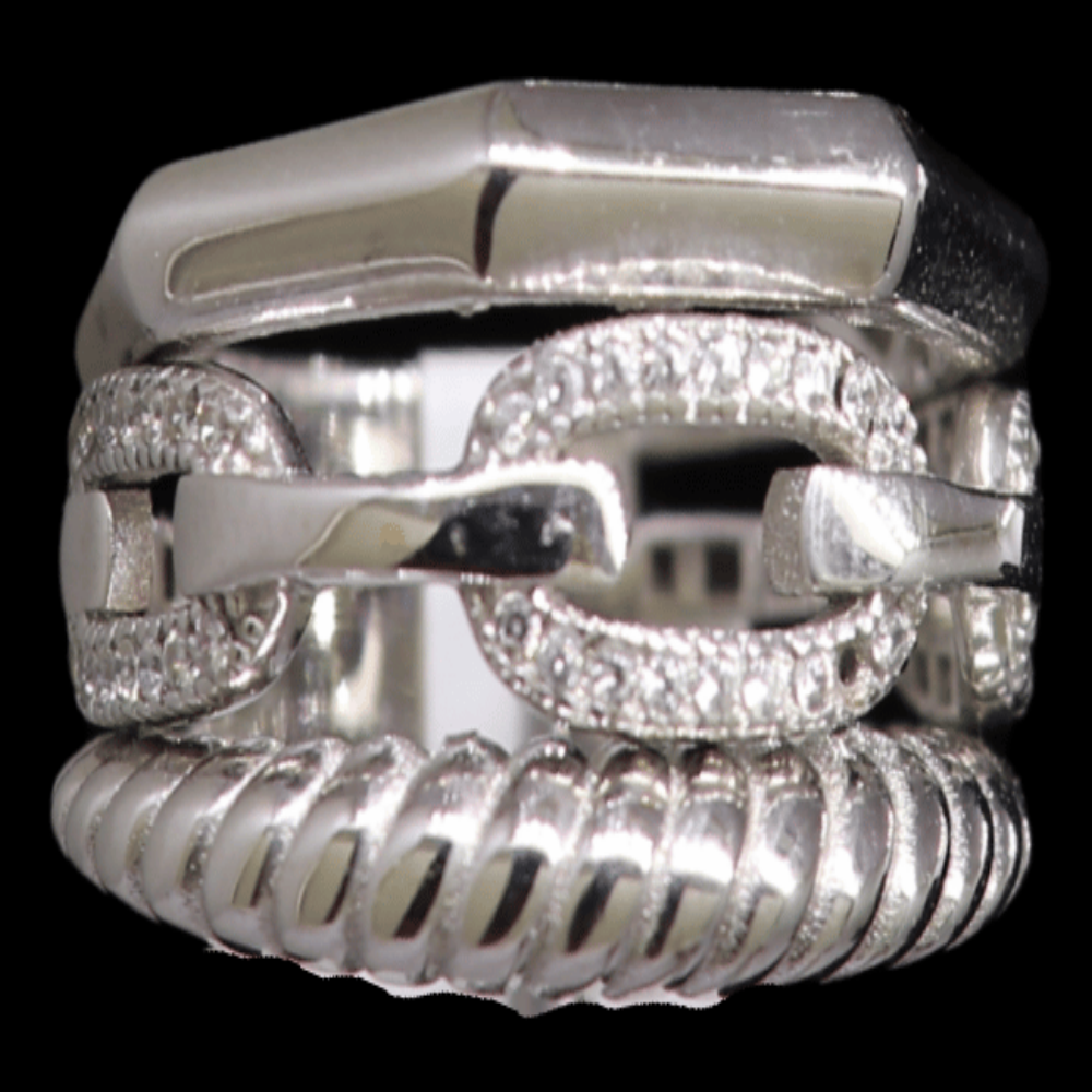 18K White Gold Ring