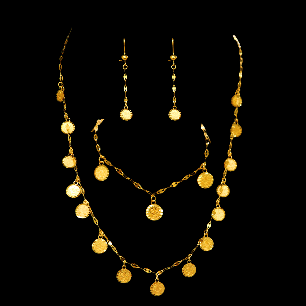 21K Gold Necklace Set – SW33795