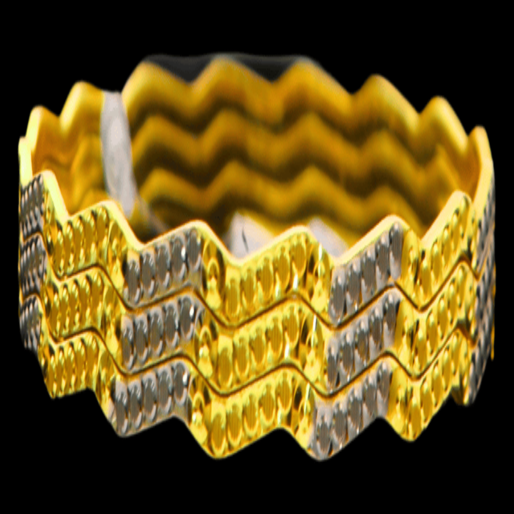 22K Gold Bangle Set, S (19) – SD33308