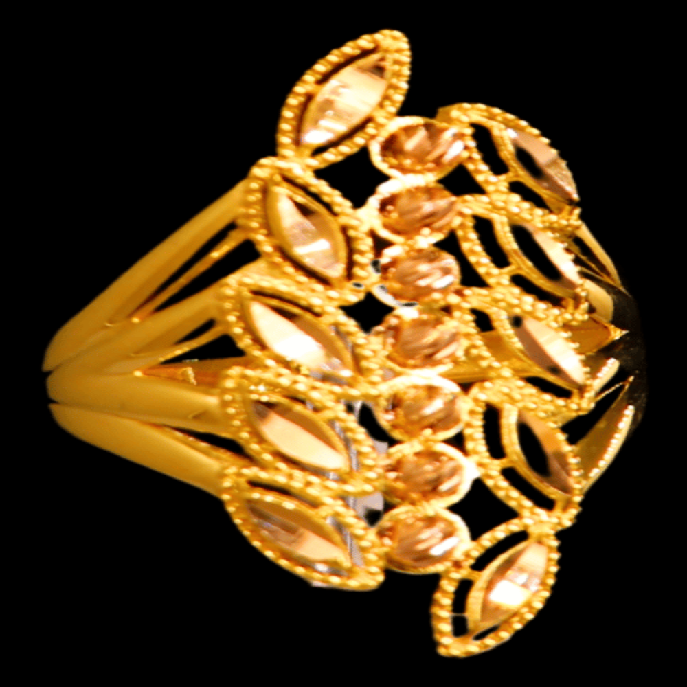 21K Yellow Gold Ring – Size 5 1/2 – SW32437