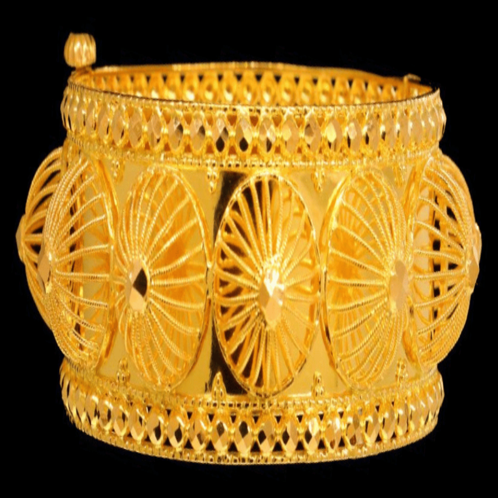 21K Gold Bangle Bracelet
