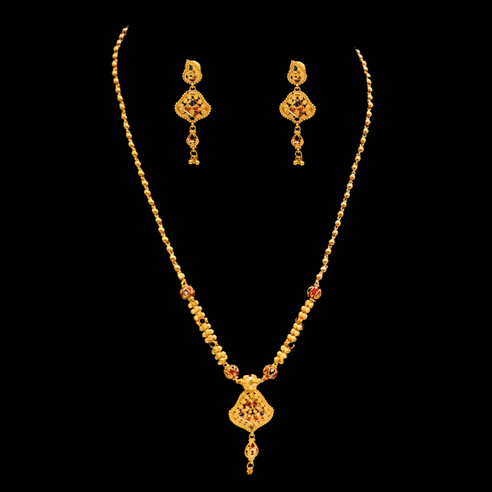 22K Gold Necklace Set