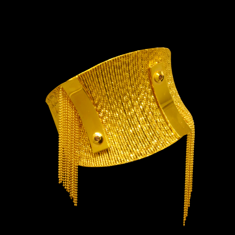 21K Gold Bangle Bracelet – SW23909 image 2 of 2