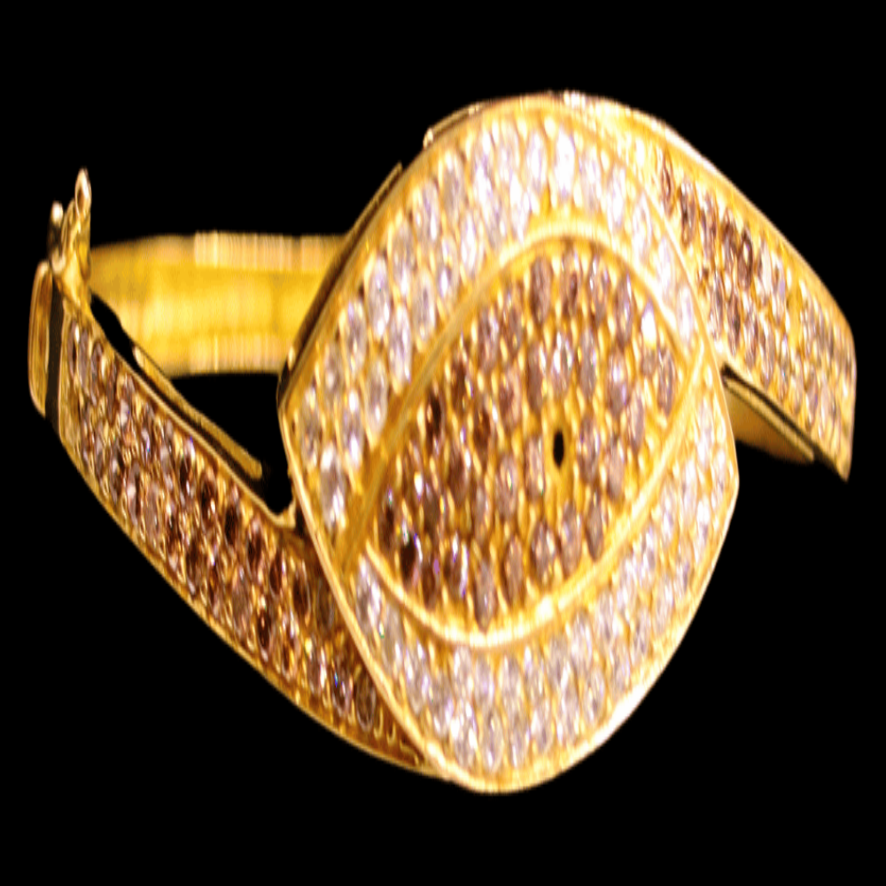 18K Gold Bangle Bracelet