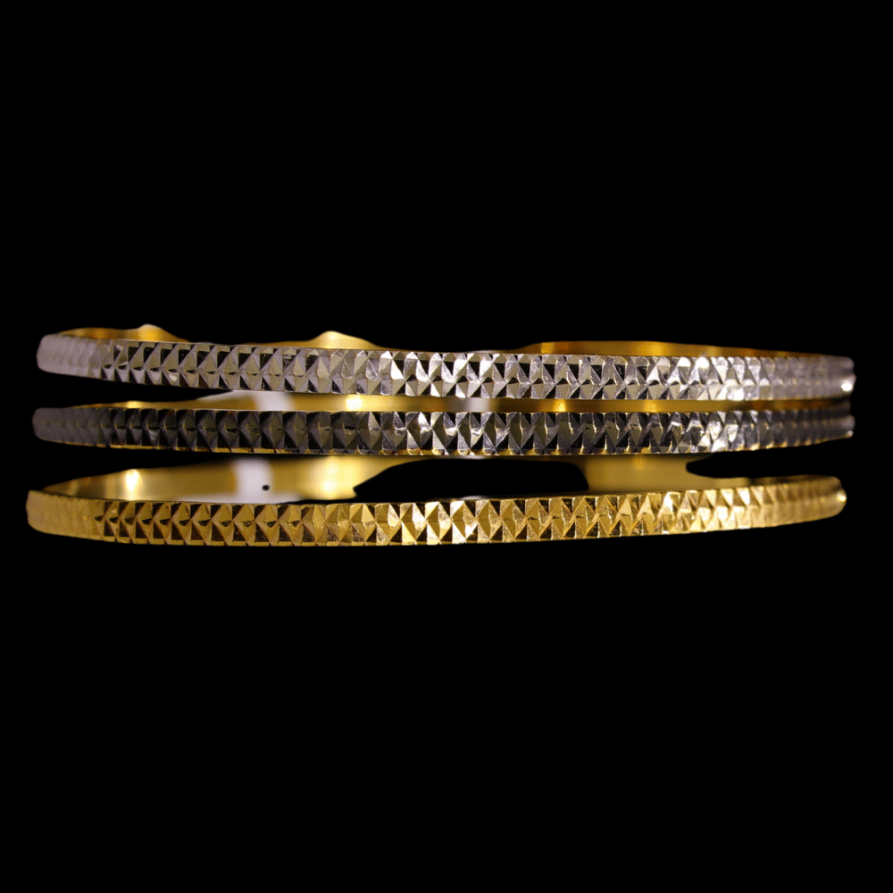 21K Gold Bangle Set, M (20) – SW30341