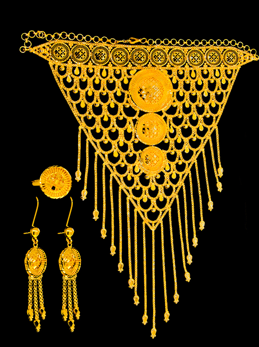 21K Long Necklace Set – SW11275 image 2 of 2